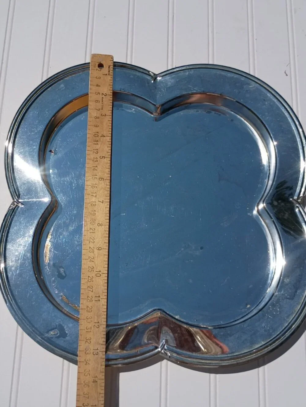 Vintage Godinger Silverplate Serving Tray Platter 13.5